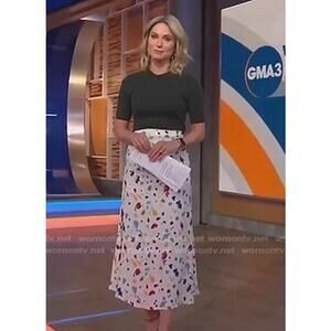 Reformation Multicolor Midi Skirt